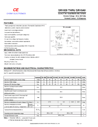 Datasheet SR10A0 manufacturer Shanghai Lunsure